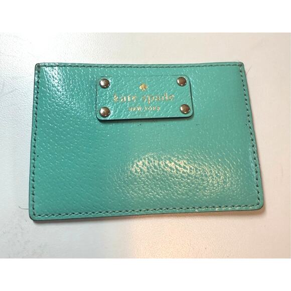 Kate Spade mint small card wallet - Picture 1 of 2